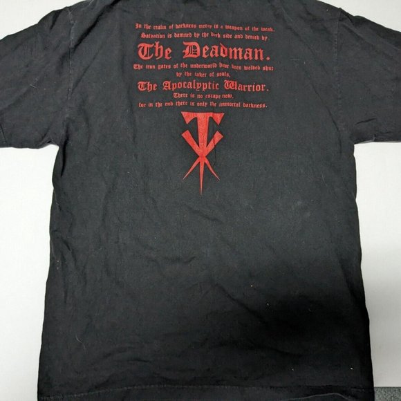 WWE Men's Wrestling Apocalyptic Warrior The Undertaker Vintage T-Shirt - Picture 4 of 6